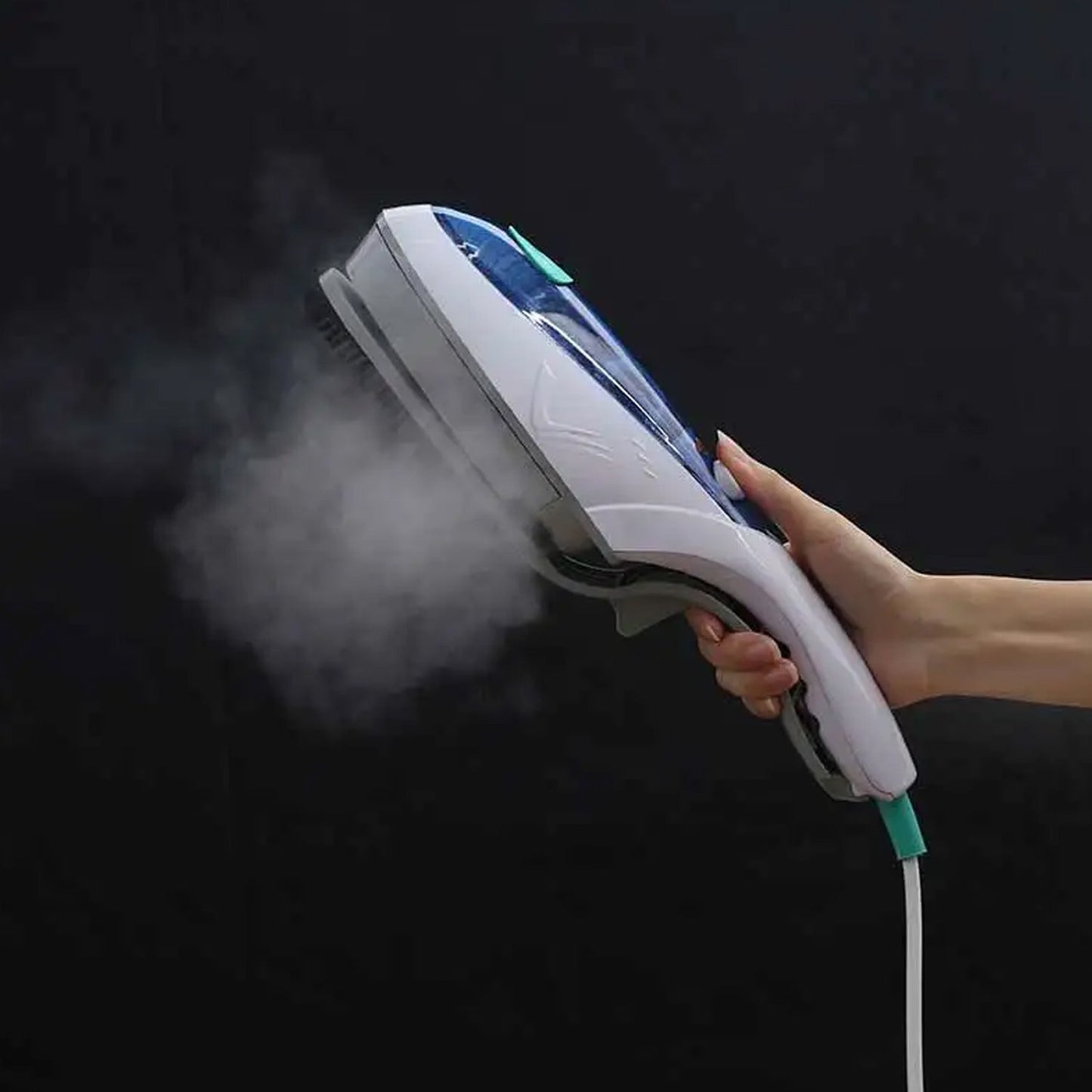 Portable ironing machine.